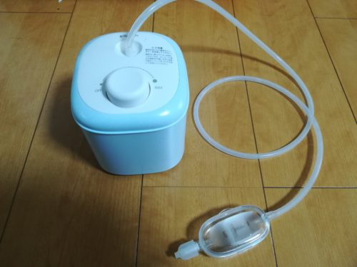 電動式の鼻水吸引機の写真